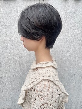 ラウンジ モリオ イケブクロ(Lounge MORIO Ikebukuro) 【morio池袋】黒髪ハンサムショートスタイル＊