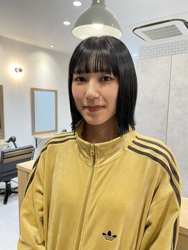 ヘアガーデン オフ(hair garden off) black×bob