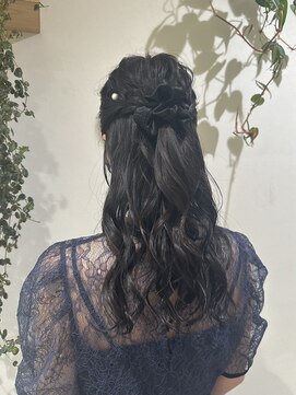 ゼスト 中野店(ZEST) 【ZEST中野/山岸桜】ふわふわハーフアップ