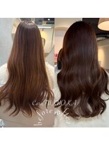 カラ フクオカ(Cara FUKUOKA)&nbsp;カカオブラウン《★髪質改善うる艶水素カラー＋カット★》