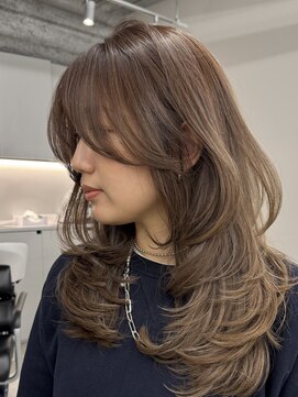 ジルブラン 錦糸町(JIL BLAN) レイヤーカット艶カラー透明感カラーナチュラルハイライト