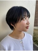 【黒髪ハンサムショート】