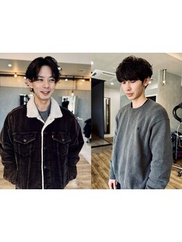 ON/OFFどちらも第一印象がしっかりキマる◎自分でも扱いやすい、セットが簡単なパーマスタイルが大好評★