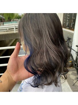 ベレッタ 楠葉店(veretta.) イヤリングカラー/インナーカラー/パープル/ネイビー/ブルー