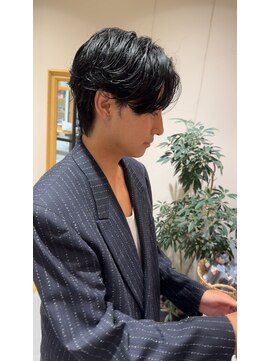 レックスヘアーインターナショナル(ReX HAIR INTERNATIONAL) 【吉元　龍一】大人っぽセンターパート