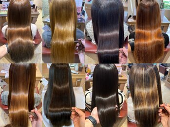 オリーブ ヘアー フィール(OLIVE hair feel)の写真/柔らかい質感が魅力の「髪質改善シルクストレート」が人気☆毛先まで手触りバツグンの褒められ美髪に...♪