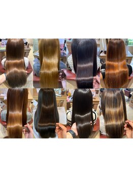 柔らかい質感が魅力の「髪質改善シルクストレート」が人気☆毛先まで手触りバツグンの褒められ美髪に...♪