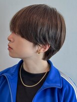 シースルーマッシュナチュラルマッシュメンズ韓国ツーブロック
