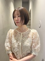 ロエ 平尾山荘(loe)&nbsp;ショートボブ×オリーブベージュ