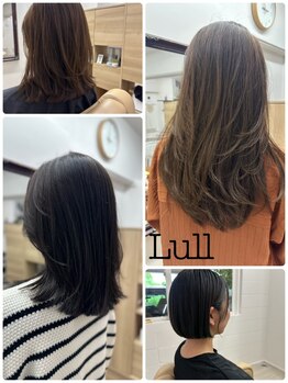 ダメージレス施術を中心に。白髪ぼかしや酸性ストレート取り扱い♪