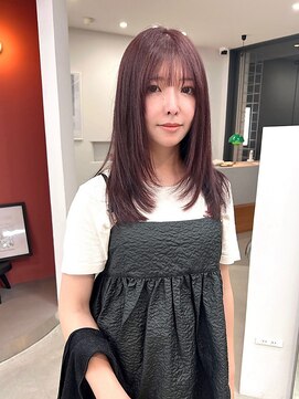 アム(am) ブリーチなしダブルカラー/ブラウン/デザインカット