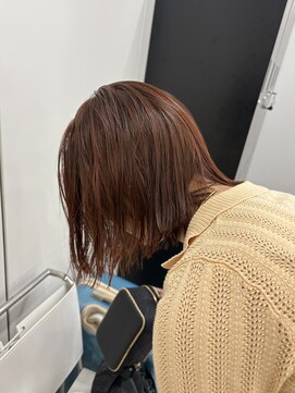 ディジョン 自由ヶ丘(Dijon) 韓国顔まわりレイヤーカットグレージュオリーブベージュブラウン