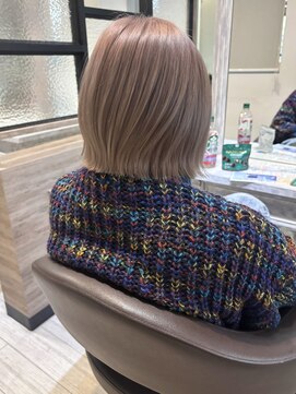 ジャストビューティマカロン 上大岡(Just Beauty macaron) 【 mio 】ボブ/ミルクティー/ミルクティーベージュ