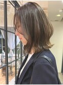 【大阪/梅田/茶屋町/中崎町】オリーブグリーン/ハッシュカット