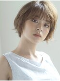 【emu井上信洋】軽やかニュアンスパーマショートボブ【エミュ】