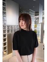 アンリオマール(an rio MAR)&nbsp;パーソナルボブ診断×顔周りレイヤーの柔らかストレートボブ