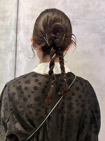 ガーデントウキョウ(GARDEN Tokyo) カチモリ/シニオン/ヘアアレンジ/ヘアセット/結婚式/金箔/銀箔