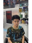 ショートアフロ