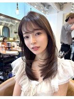 ロンドアベニール 北千住(Lond avenir)&nbsp;レイヤーボブ/ミルクティーベージュ/30代40代50代/北千住
