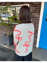 アズグロウ エクラ(AS GROW 'eclat) 大人ガーリー大人可愛い切りっぱなしボブ
