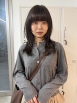 ロジェ(loje)&nbsp;20代30代40代　ミディアムヘア/ハッシュカット