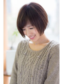 ミュールヘアー(Mule HAIR) ラウンドショートボブ