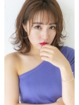 プライズ 所沢プロぺ通り店(prize) 大人可愛い/20代/小顔/イルミナカラー/外ハネボブ/シ－スルー