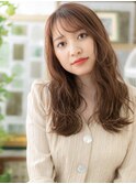 ハイライトカラー外国人風ウェーブ巻きa戸田公園20代30代40代