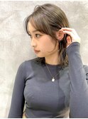 【Lond naitre 川合佑哉】顔周りレイヤーボブペールベージュ