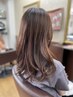 【圧倒的サラサラ体験】透明感カラー・白髪染めも可能+カット+髪質改善TR