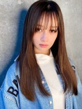 ベッカン 新宿店(BEKKAN) 髪質改善で作る美髪ストレート　新宿/縮毛矯正　前髪カットAujua