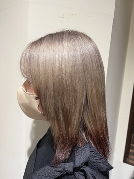 ヘアースペースブルーム リアン 岡町店(HAIR SPACE BLOOM Lien) 【岡町/水素カラー】裾