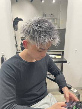 レックス(Rex) 【夏先取りハイトーン！】フルホワイトメッシュ