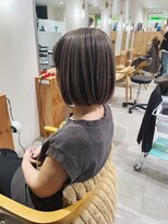 チェレ オレ 新金岡店(Chere ore)&nbsp;アンブレラーカラー/裾カラー/ミルクティベージュ/パッツとボブ