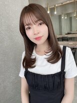 ロンド メリー 大宮(Lond merry)&nbsp;ミディアムレイヤーカット/レイヤー/顔周り/韓国/髪質改善/大宮