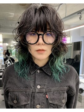 レコ(LECO) ブリーチパーマデザインカラーウルフ