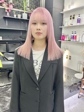 チュダック(ChuDuck) 韓国風《ペールピンク》ハイトーン/ケアブリーチ/ダブルカラー