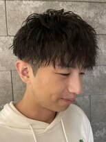 ニアウ 伊勢崎連取店(Niau)&nbsp;メンズマッシュツイストスパイラルパーマメンズパーマ