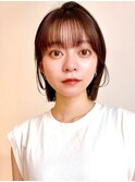 Say.黒髪ボブルフネビージュ小顔ワンレンショートボブミニボブ