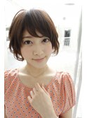 ［K-two銀座］サイドバングで小顔に見せるセンシュアルショート