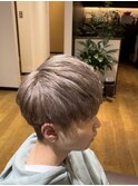 マッシュ×ホワイトミルクティー