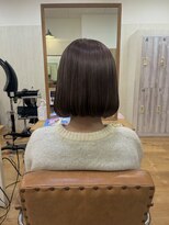 グランジュ 梅田店(GRANZE) 暖色ブラウン☆ボブ