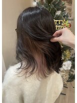 アヴァンス ジェイアール和歌山店(AVANCE.)&nbsp;インナーカラー×ピンクベージュ