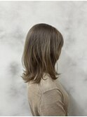 ミルクティーベージュダブルカラーブリーチ長野駅前L'FLAME
