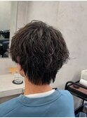ウルフパーマ/波巻きパーマ