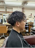 波巻きパーマ/メンズマッシュ