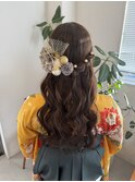卒業式ヘアセット♪ハーフアップ！