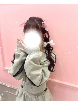 リアン(lien) リボンいっぱい♪いぬみみツインテール☆