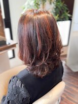 アトリエアルシュ(atelier ARCHE) 明るいヘナ染め,白髪ぼかし,ハイライトカラー,