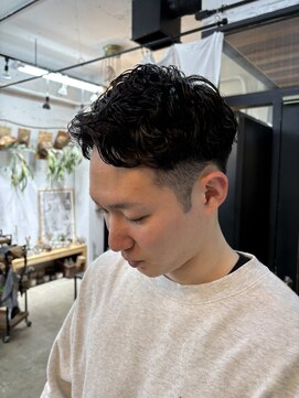 カノア(kanah) メンズカットツーブロック刈り上げメンズショート